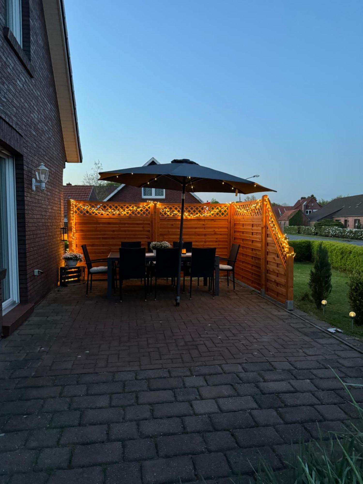 Ferienhaus Meinke Burhafer Feldstrich Esterno foto