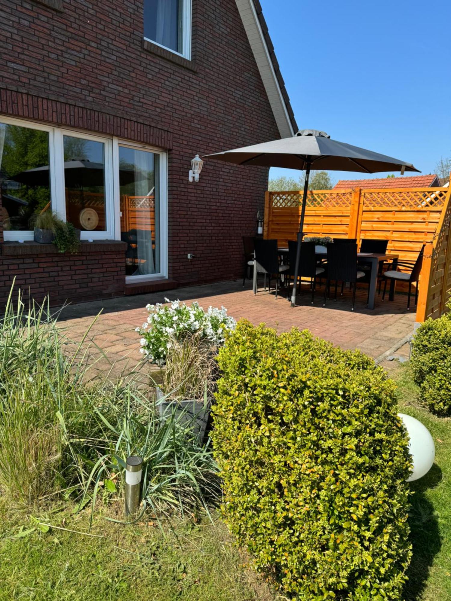 Ferienhaus Meinke Burhafer Feldstrich Esterno foto